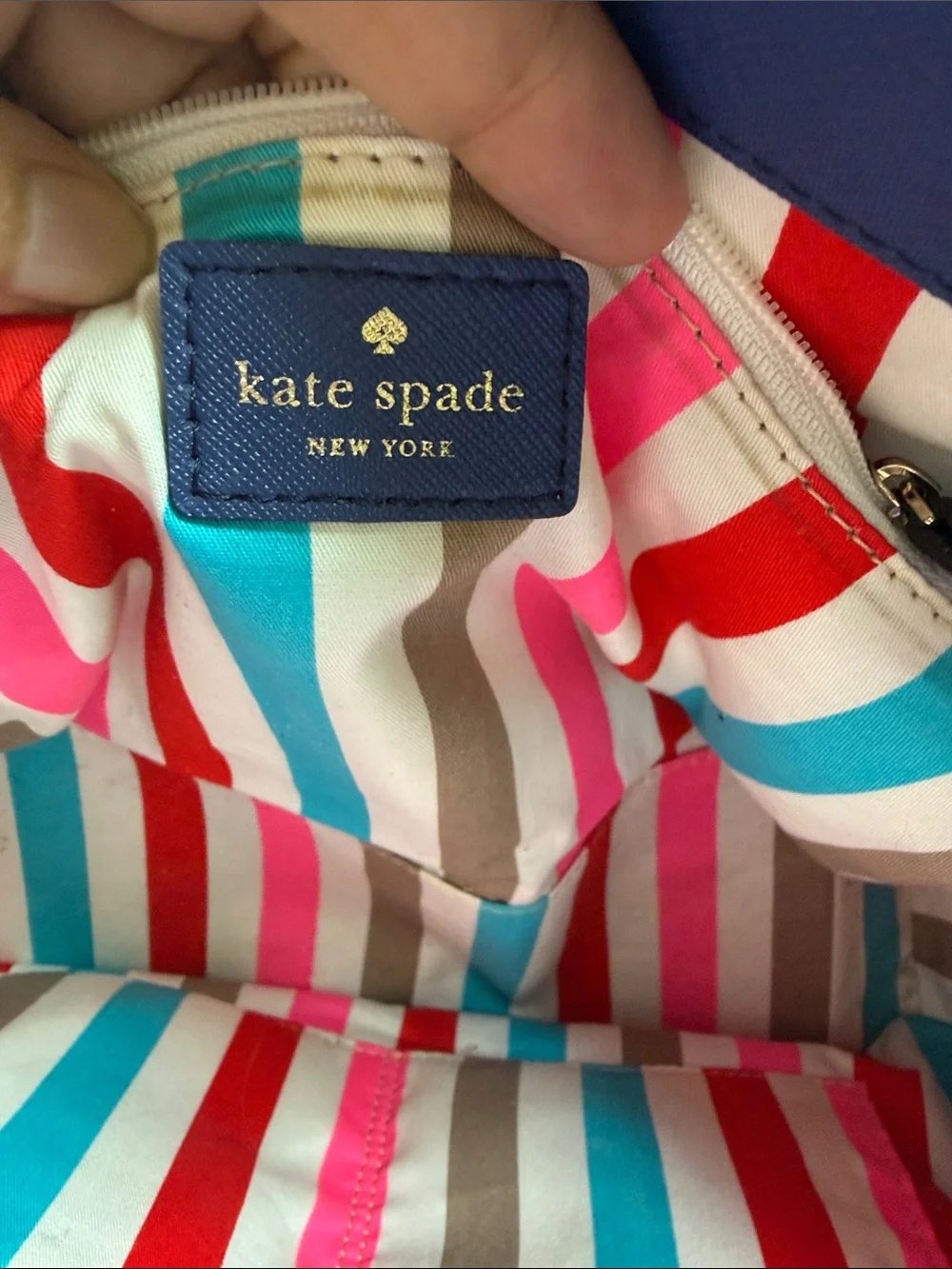 kate spade structured navy